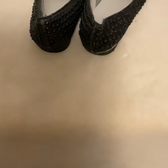 Wanted Black Textured Loafers Flats - Picture 5 of 10